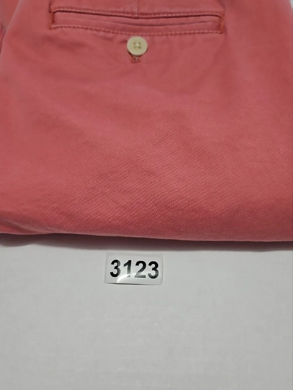 Vineyard Vines Men's Coral Pink Flat Front Shorts Size 30